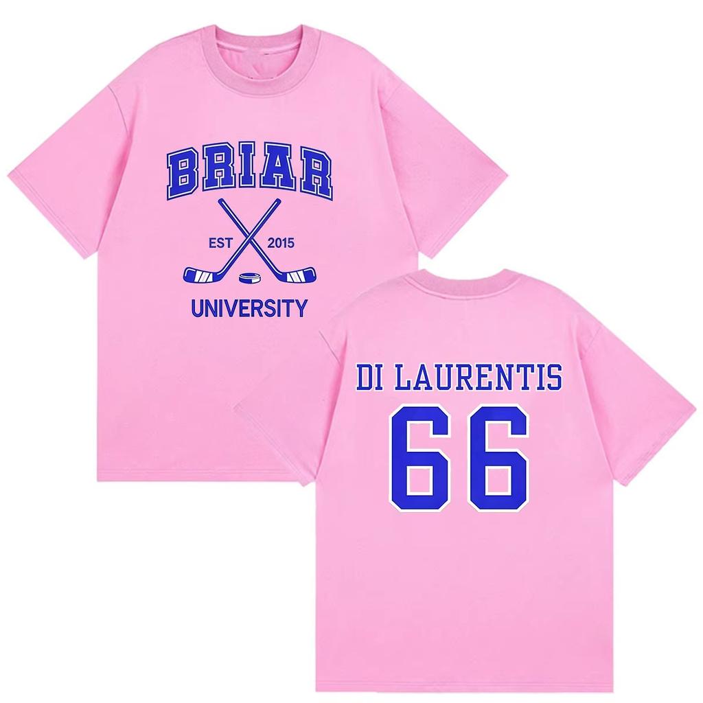 Briar Hockey Graham 44 T Shirts Briar University Off Campus Tv Series Tshirt Unisex Unisex Clothing High Quality Pure Cotton Tees
