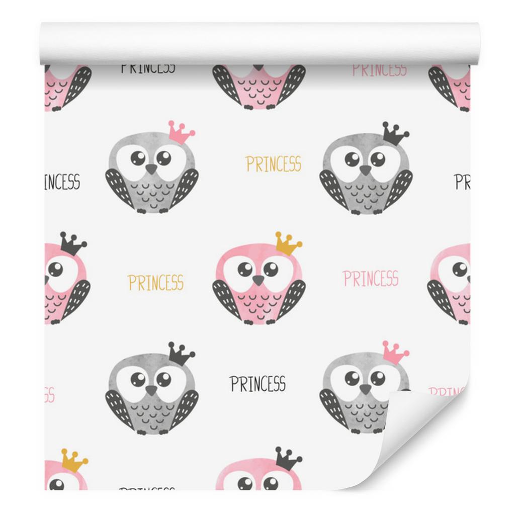 Pastel Owls Wallpaper for Living Room and Bedroom 50x1000
