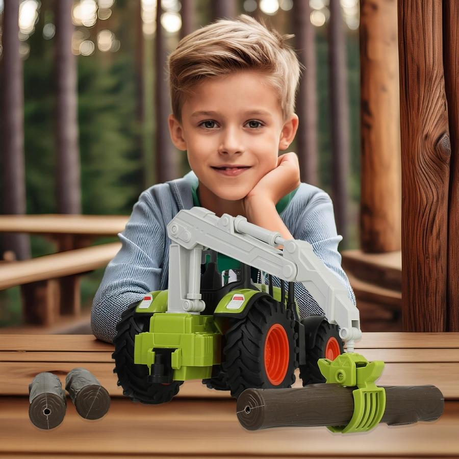 [PACZB][5] Remote Controlled Agricultural Tractor RC Remote Control Timber Grabber 1:24 Z1011