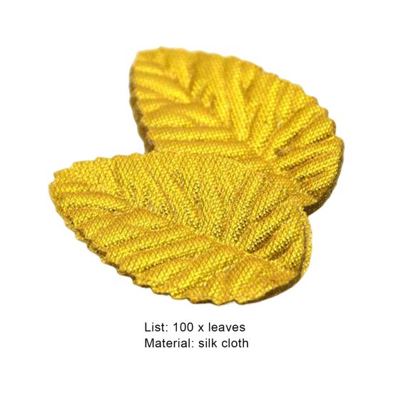 100 pezzi di fogliame finto fresco e realistico, composizione floreale moderna, foglia artificiale