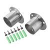 2Pcs Wardrobe Bracket Holders Designed for Easy Installation and Strong Support