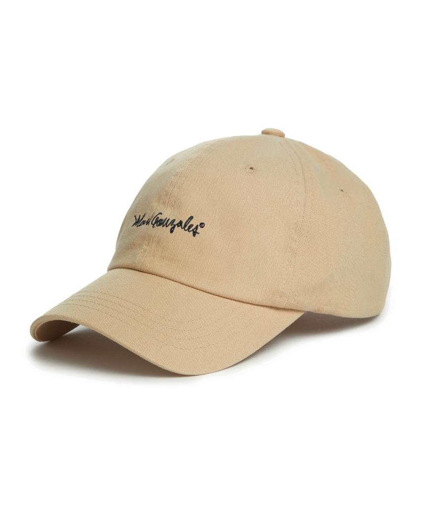 MARK GONZALES Signed Logo Basic Ball Cap - Beige