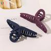 11cm Women Hair Clip Cross Matte Hairpin Fashion French Elegant Hairgrips Large Hair Claw Clips Girls Korean Hair Accessories