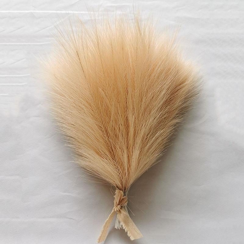 10/20pcs Simulated Reed Feather Pampas Grass Home Porch Wedding Party Garden Decoration Flower Vase DIY Accessories False Plant