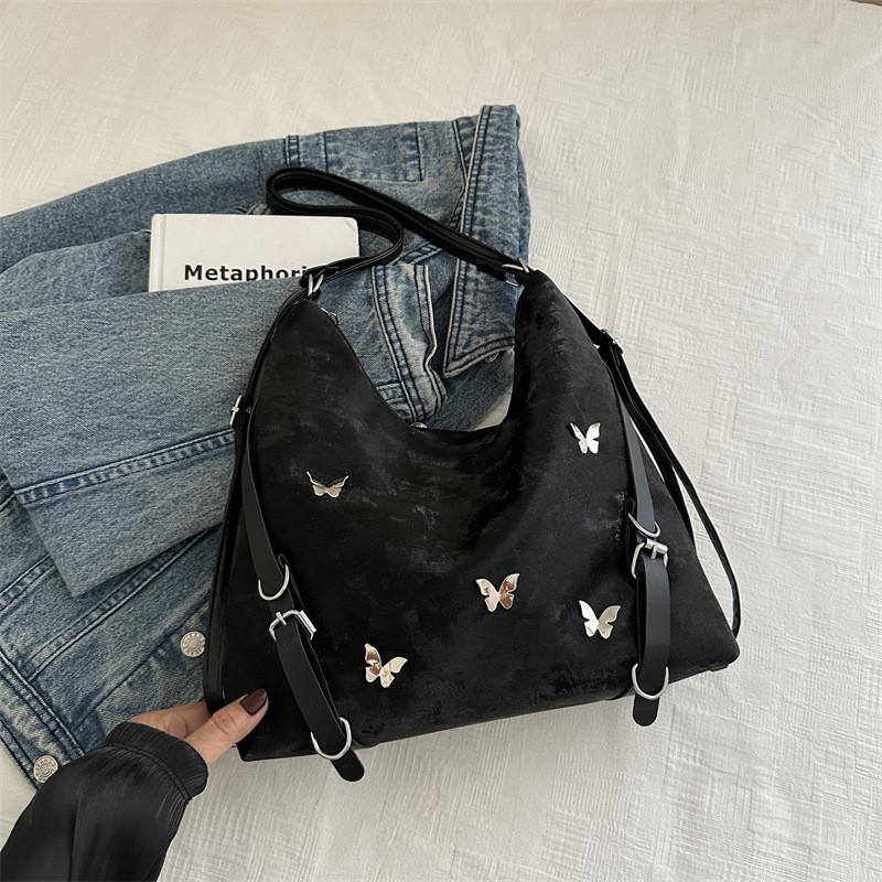 

Stylish Pu Leather Shoulder Bag 2024 Versatile Crossbody Tote For Streetwear Enthusiasts чёрный
