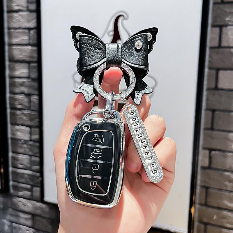 Car Remote Key Case Cover Protect Shell Fob For Hyundai Creta Ix35 Ix45 I10 I30 I40 Tucson Santa Fe Rena Sonata Elantra Azera