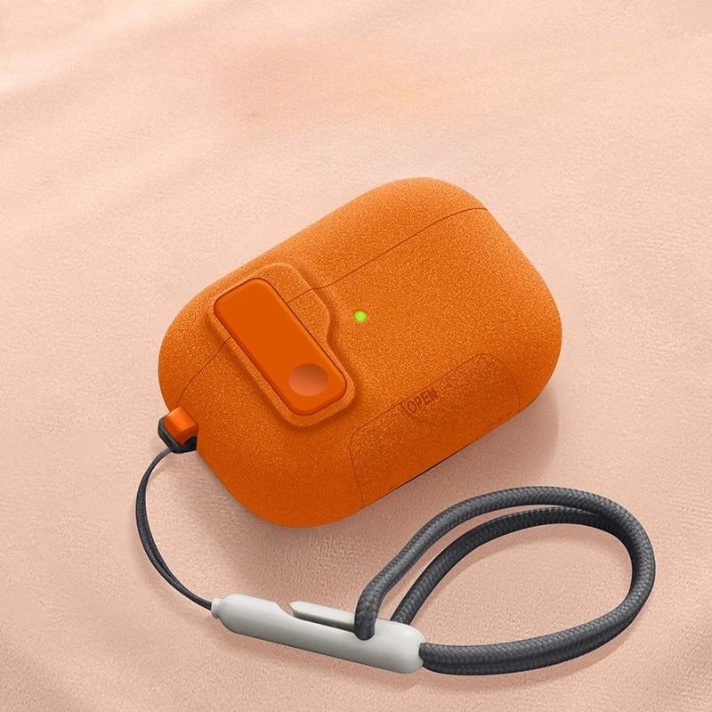 Für AirPods 5 4 3 1/ 2 Sichere Verschlussabdeckung für AirPods Pro 2 Pro 3 Silikon mit Handy-Ständer Stoßfeste Kopfhörer-Schutzhülle