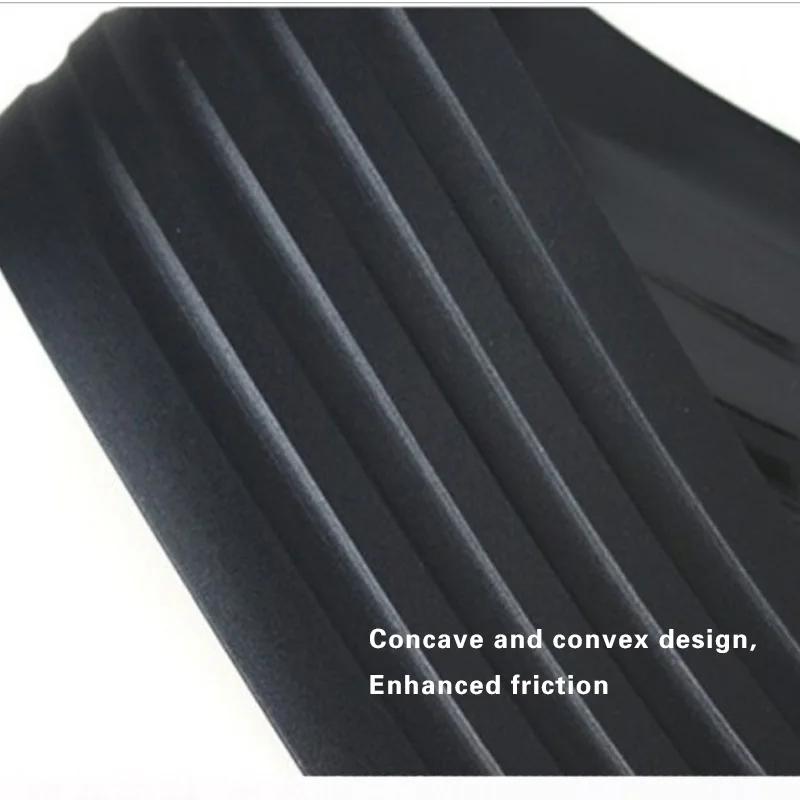 Hot Universal Protector Rear Bumper Guard Rubber Mouldings Pad Trim Cover Strip Car Styling 104*9cm Car Trunk Door Sill Plate
