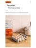 Double-Layer Drawer Egg Storage Box - 32 Grid Stackable Container