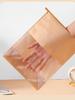 20pcs StoBag Kraft Bakery Bags with Clear Window Reclosable Zipper Bags for Bread Cookies Pastry Candy Cafe Takeout