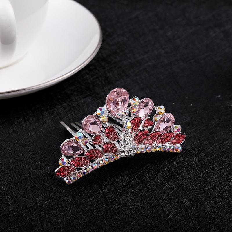 Princess Rhinestone Crown Headband for Girls - Cute Hair Accessory & Fashion Jewelry