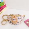 Kawaii Crossbody Bag Kids Chest Bag Cartoon Cute Backpack Casual Outdoor Travel Wallet Waist Bag Gift