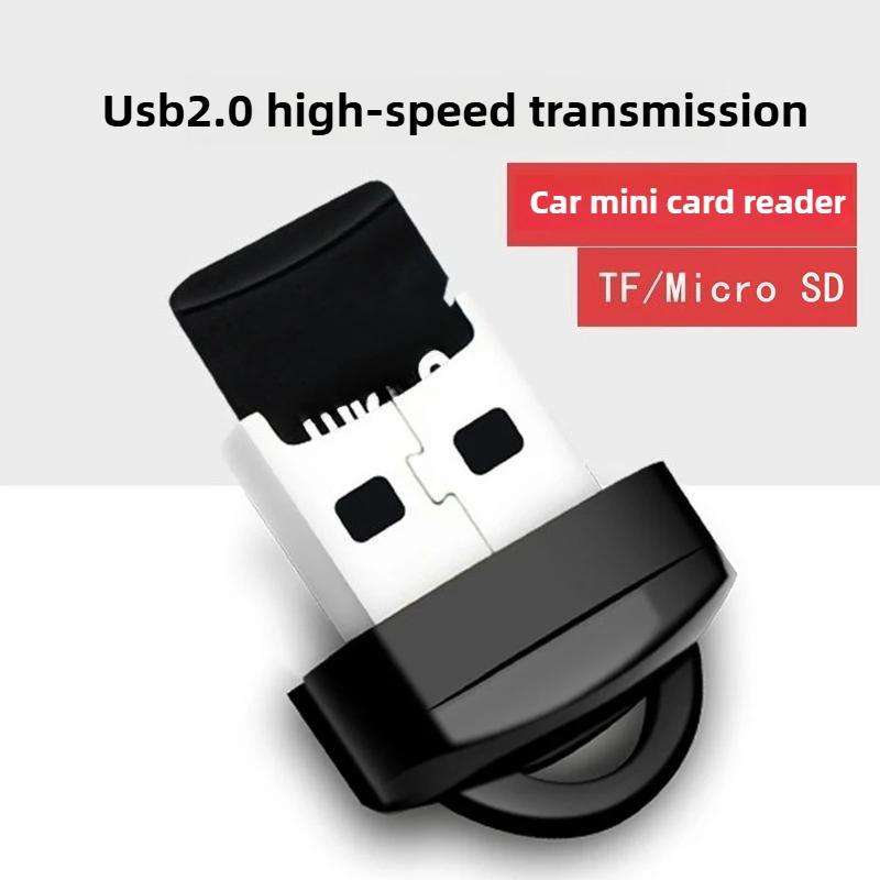 Mini Card Reader USB 2.0 for SD TF Memory Card Adapter High Speed USB Adapter for PC Laptop Accessories Car Music Play