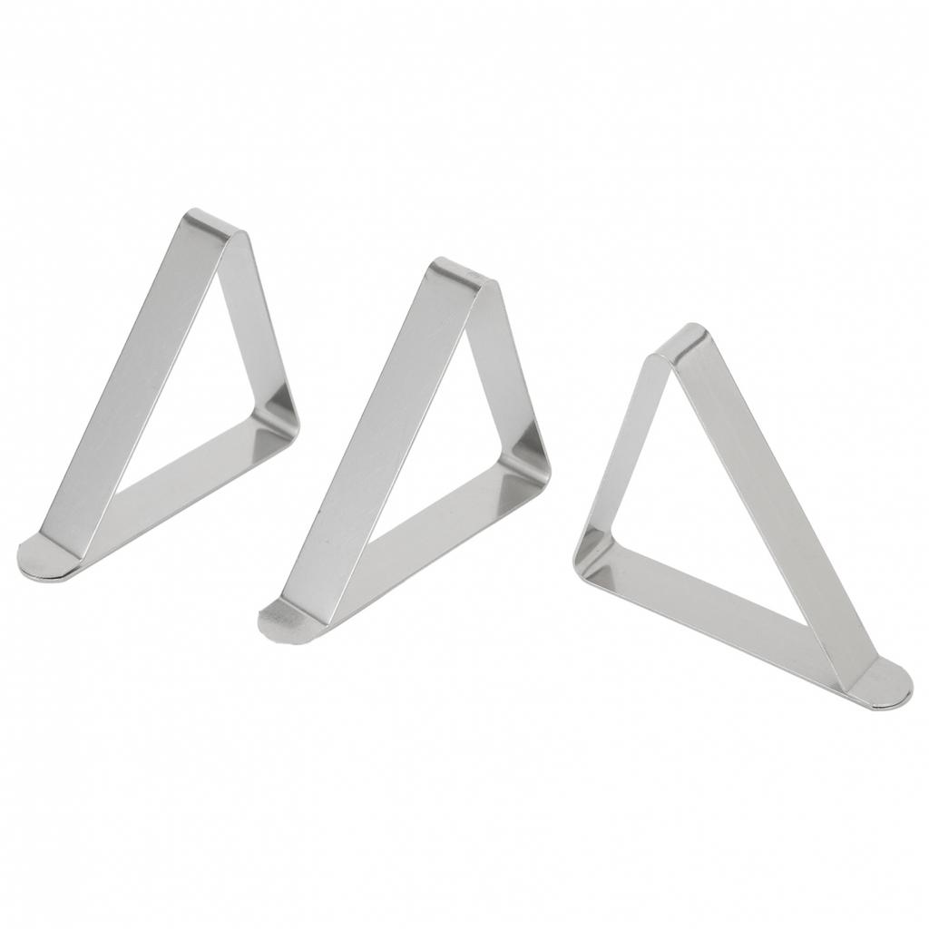 Lightweight Stainless Steel Tablecloth Clips Set of 8 Convenient and Reliable