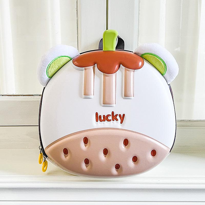 

School bag children s backpack travel versatile backpack love cartoon eggshell small бежевий
