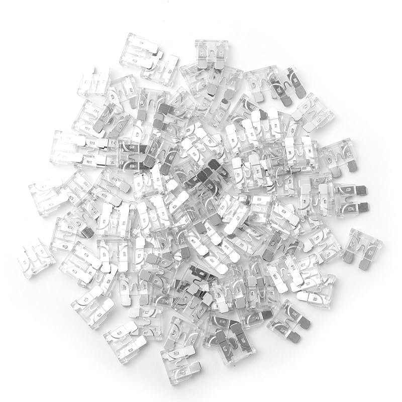 100Pcs 3 Amp Fuses HVAC ATC/ATO Stanbdard Fuse, 3A Car Fuse Blade for Automotive, Truck, Boat, Motorcycle