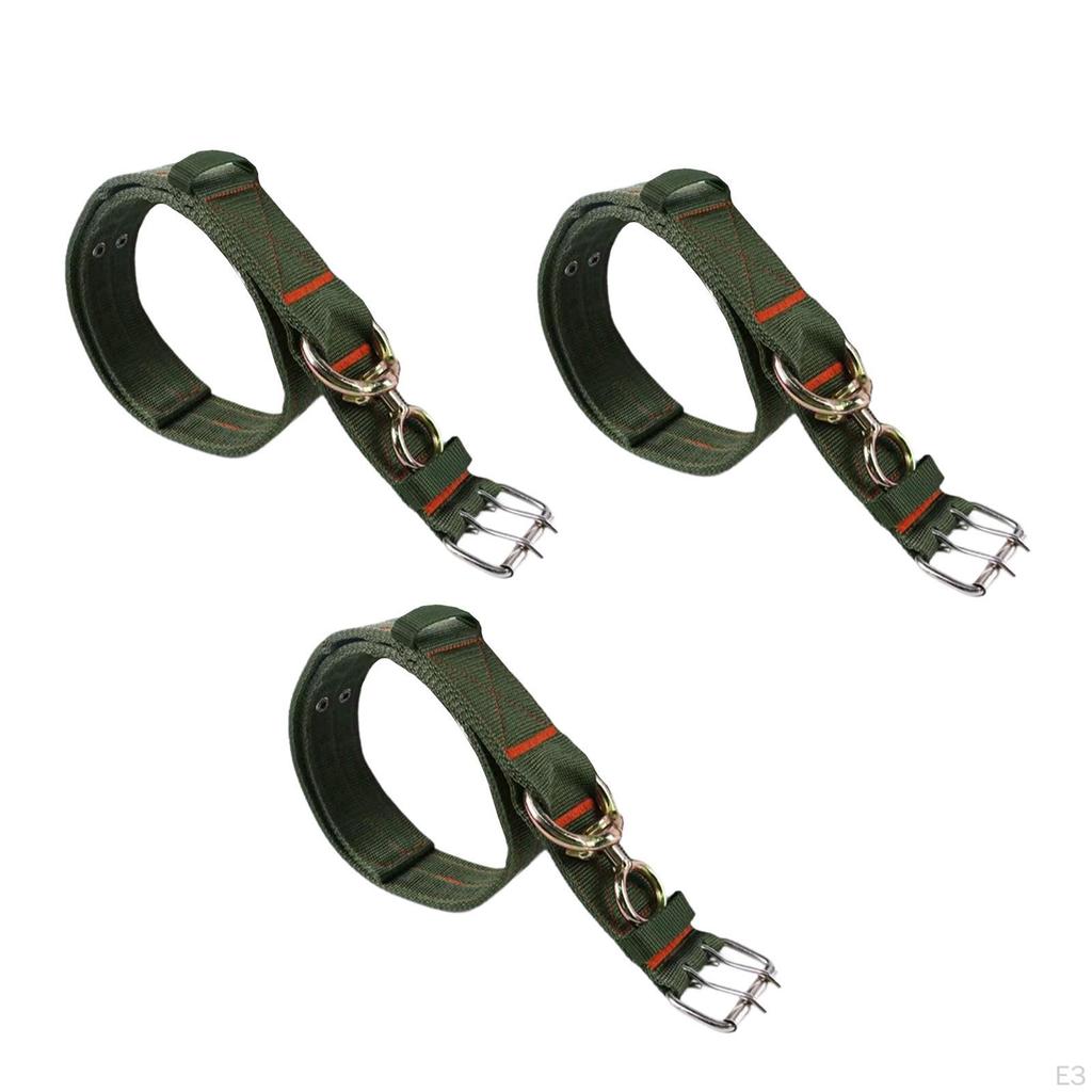 Adjustable Collar with Rotating Twist Lock And Metal Buckle for Quarter Bulls Farm Animals