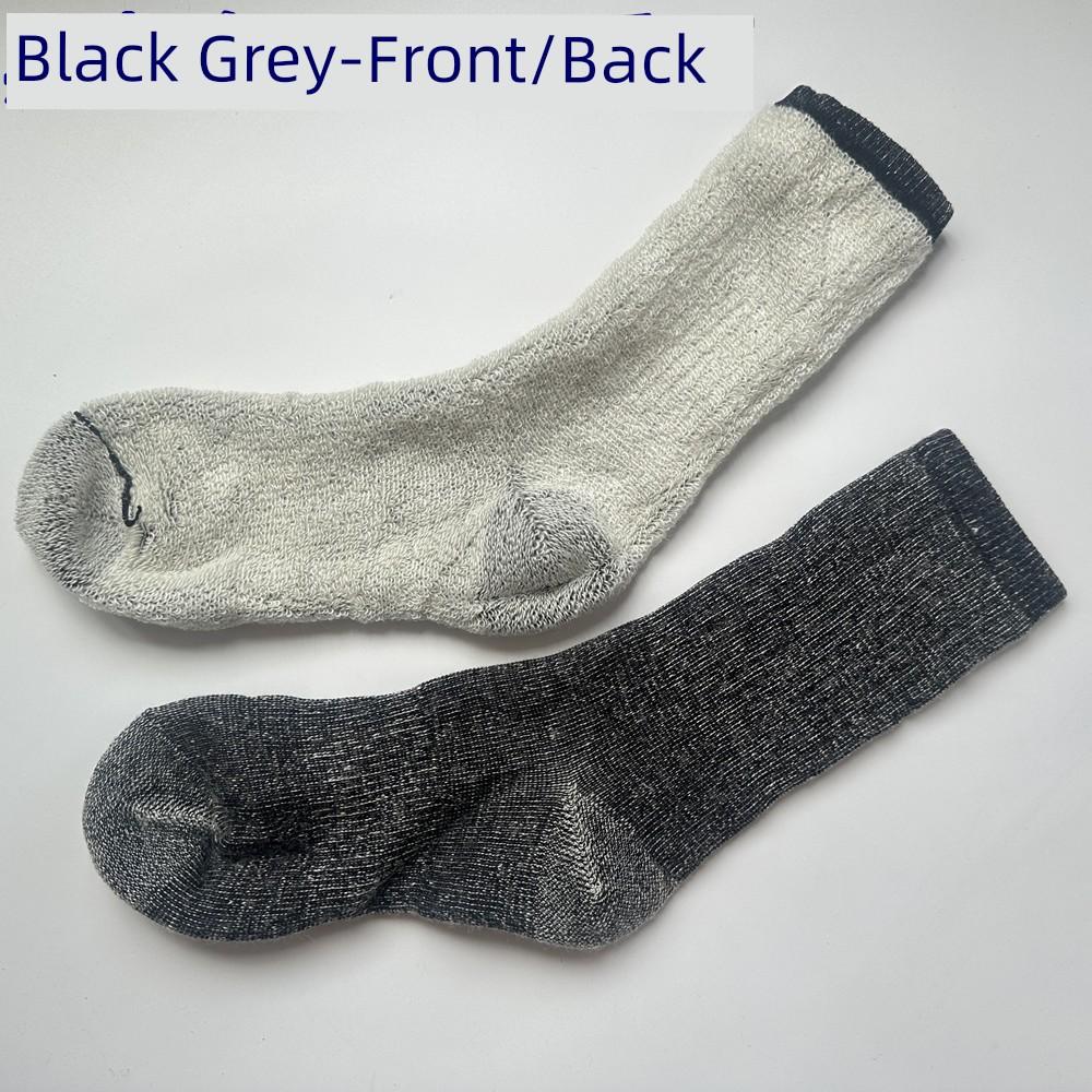 80% Mernu Wool Fall and Winter Heattech Men's and Women's Long Tube Extra Thick Fluffy Loop Sweat Socks Outdoor Snow Cold Socks