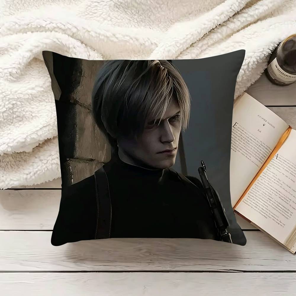 EEvil GGame LLeon KKennedy Pillow Case Living Room Sofa Cushion Cover Suitable For Home Bedroom Room Decoration