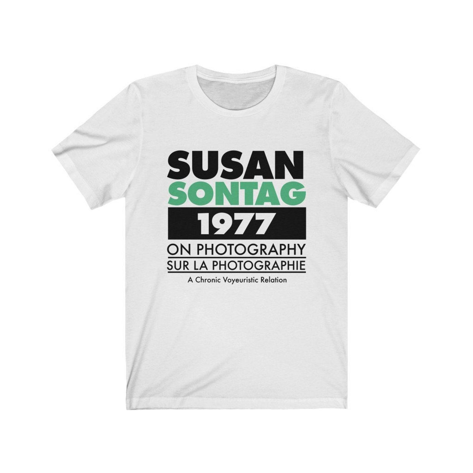 Susan Sontag On Photography Philosophy T-shirt 2XL