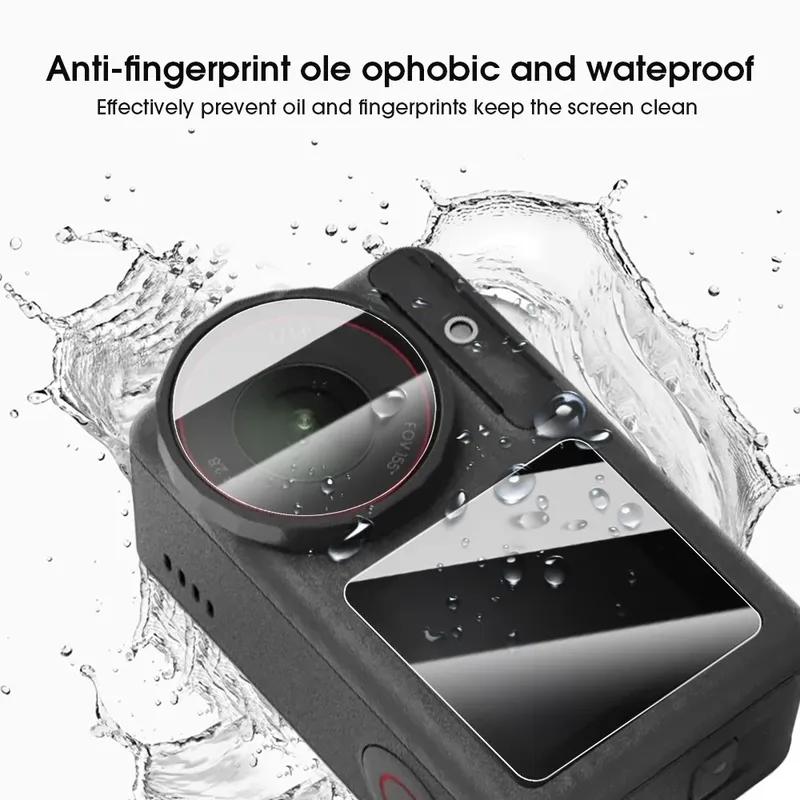 9/1Pcs Tempered Glass Screen Protector for DJI Action 3 4 5 Pro Lens Protection Film for DJI OSMO Action3 Action4 Action5Pro