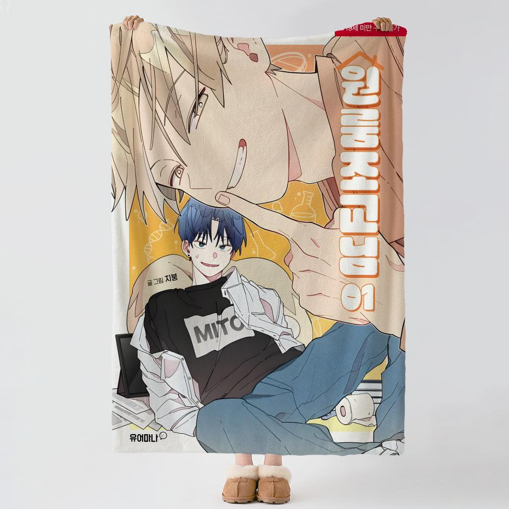 anime O-One Room TA-A Throw Thick Comfort Flannel Quilt, Multi-scene Use Indoor Outdoor Daily Nap
