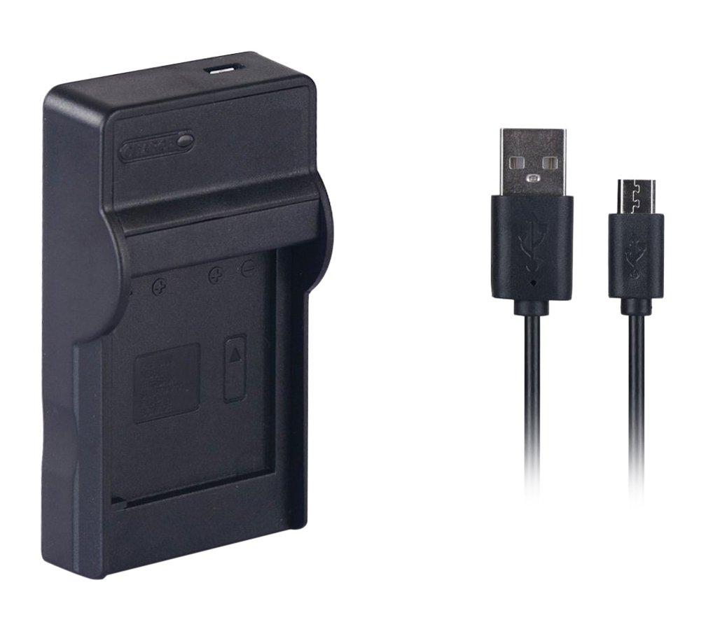 NinoLite USB Charger with International Plug, NB-10L Charger, DC123/K4