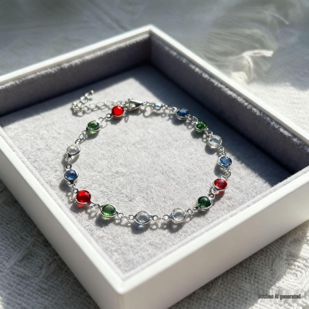 Colorful Rhinestone Y-Shaped Necklace with Faux Pearls & Tassel Sweater Chain