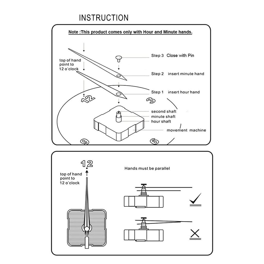 Metall Wanduhr 100 Cm( Schwarz)