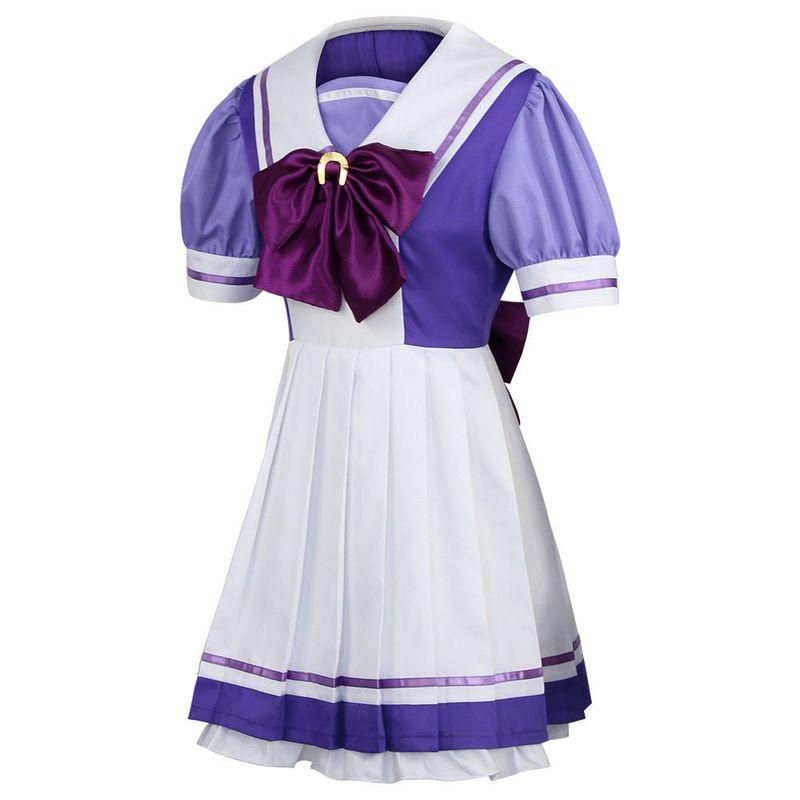 Cosplay Uma Musume Tracy Summer Krótki Rękaw Mundurek Szkolny Mundurek JK Anime Gra Cosplay Kostium Uma Musume
