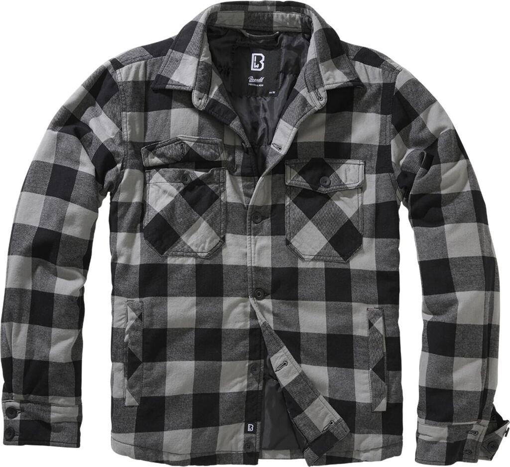 Зимняя куртка Brandit Lumberjacket (9478) black/charcoal