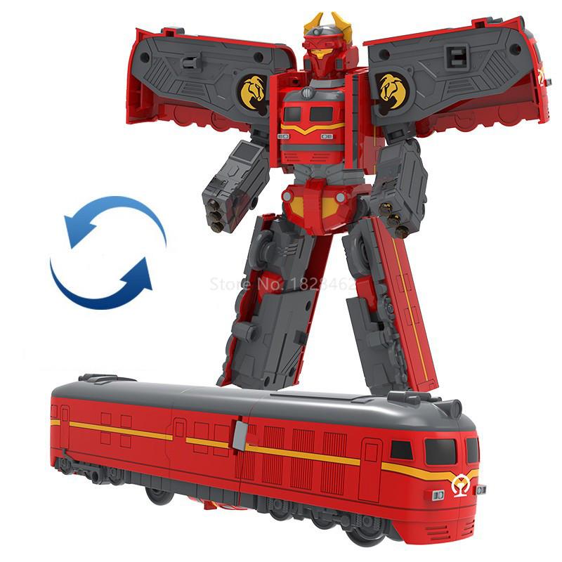Classics China High-Speed Railway Super Train Robot Transformation Toy Deformation Car  Action Figure CHSR Toy for Kids Toys