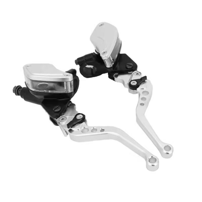Elektrische Motorradmodifikation mit nicht-Brembo Bremssattel seitlich montiertem Druckgriff und faltbarer Hydraulikpumpe für HONDA