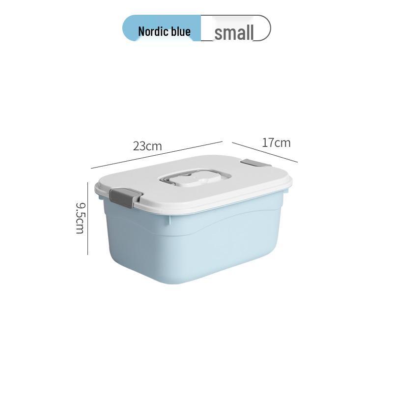 Extra Large Plastic Storage Box with Lid for Clothes, Toys, and Snacks