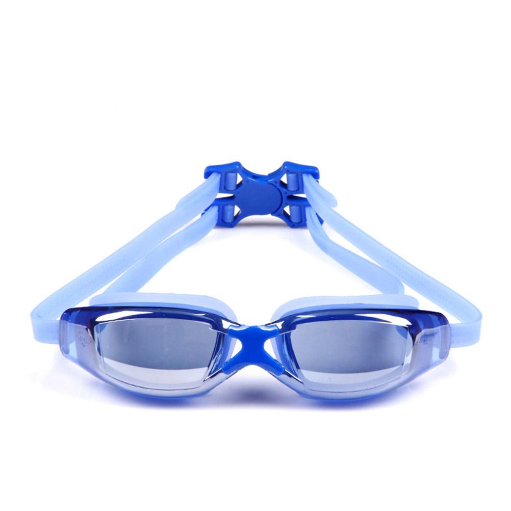 2 PCS Swimming Equipment Goggles Adult Swimwear Plated Glasses Anti-fog Water Proof