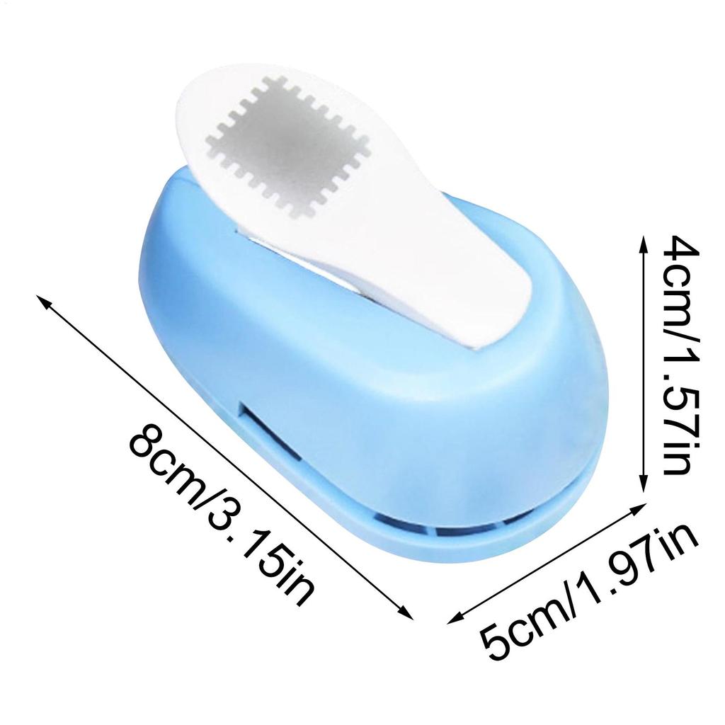 Stamp Shape Craft Punch | Round Hole Toothed Puncher Embosser Mini Scrapbook Punches For Card Craft DIY Tool