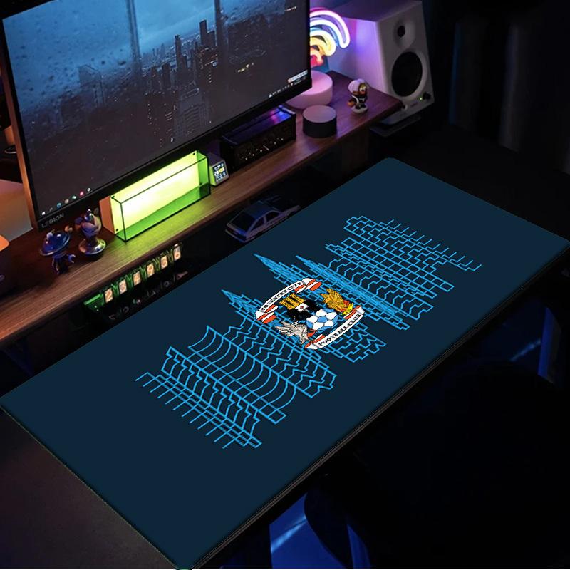 Coventry City Crest Design Mouse Pad, Rubber Base, Mouse Pad for Gamers and Office Use, Gaming Desk , Easy To Clean Mat Christmas fan gifts
