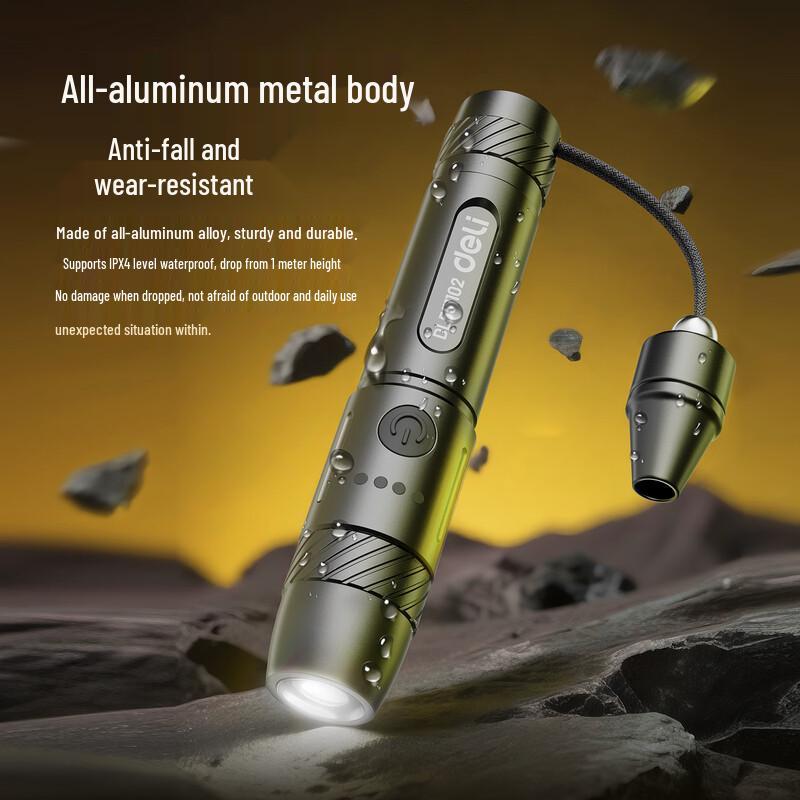 Deli Professional Multi-Spectrum UV Appraisal Flashlight