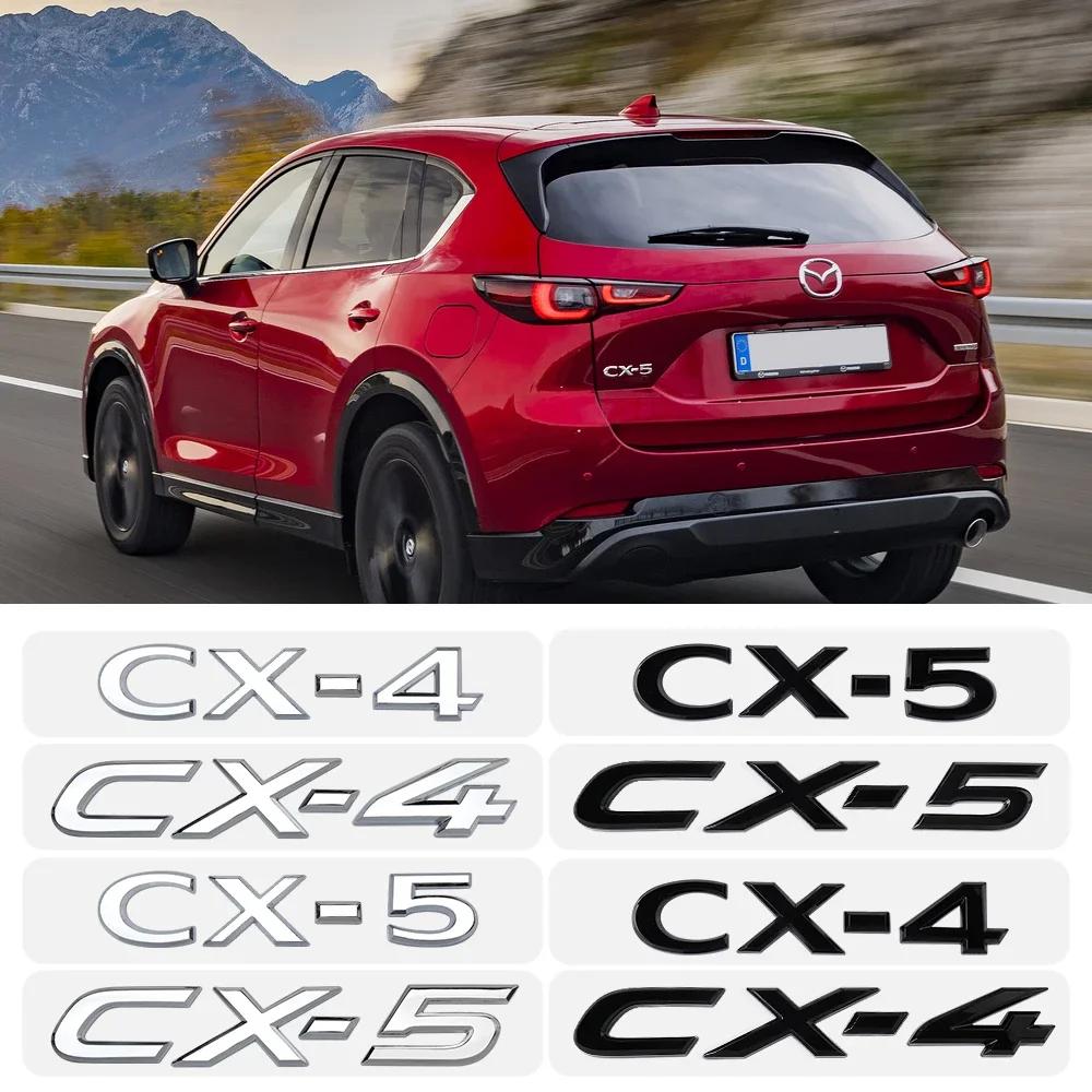 for 3D ABS Metal Car Rear Trunk tailgate Badge Emblem Logo Sticker For mazda Axela Atenza CX-3 CX-5 CX-8 MS demio MPS 3 6 ujcdg07