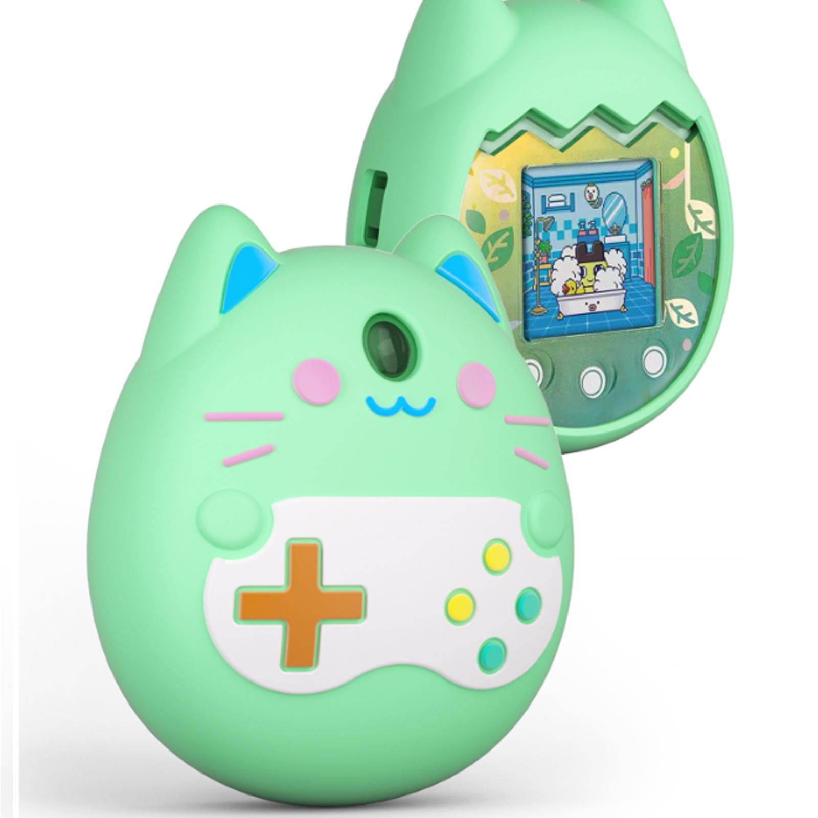 Vert - Juste de protection en silicone pour Tamagotchi Pix, étui de Vert - Juste de protection en silicone pour Tamagotchi Pix, étui de