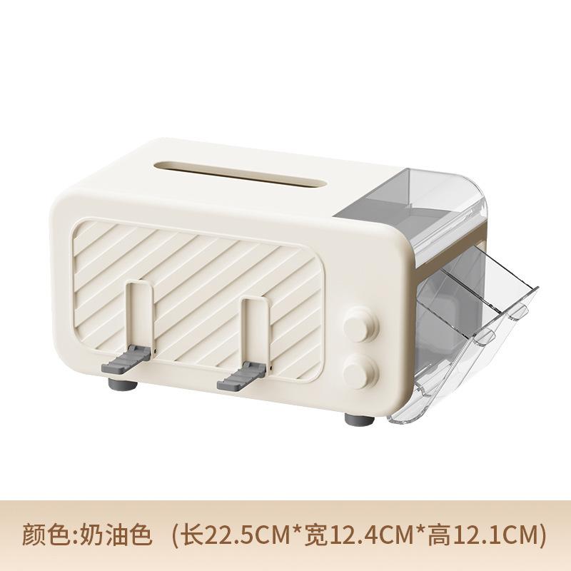 

Creative Multi-functional Napkin Storage Box Miscellaneous Toothpick Storage Box Table Tissue Box Table Living Room Home Decor