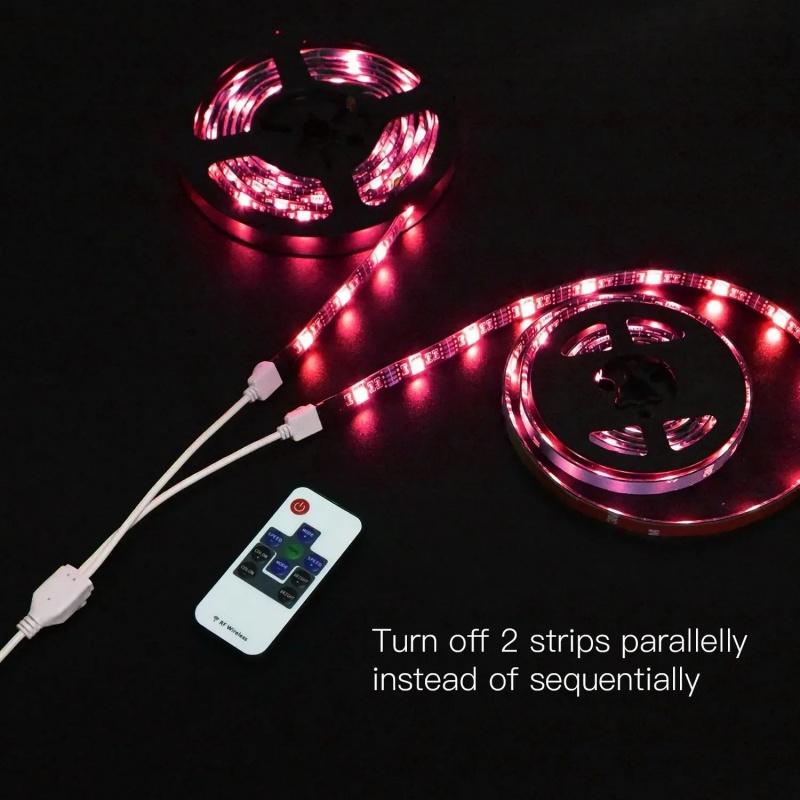 4 Pin RGB Connector 1 To 2 3 4 Way Extension Wire Strip Conector Welding Free Connector For 5050 2835 LED Strip Light DC 12V 2A