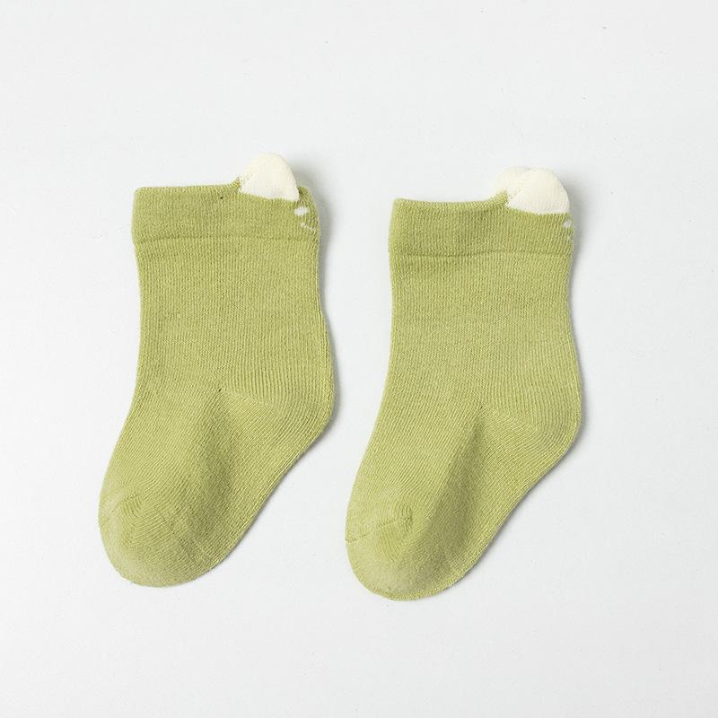 Infant Baby Socks for Girl Boy Cotton Solid Soft Breathable Cute Accessories Unisex Newborn Boneless Short Socks