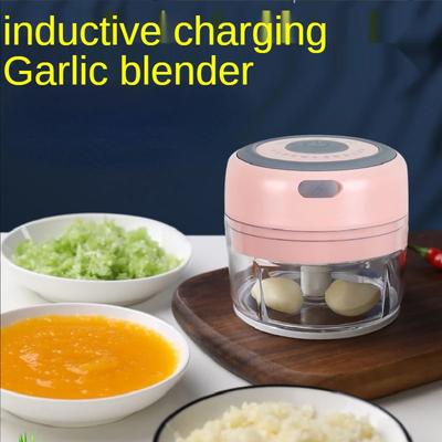 100/250mL Mini Electric Garlic Chopper USB Charging Ginger Masher Machine Sturdy Durable Chili Vegetable Crusher Kitchen Tool