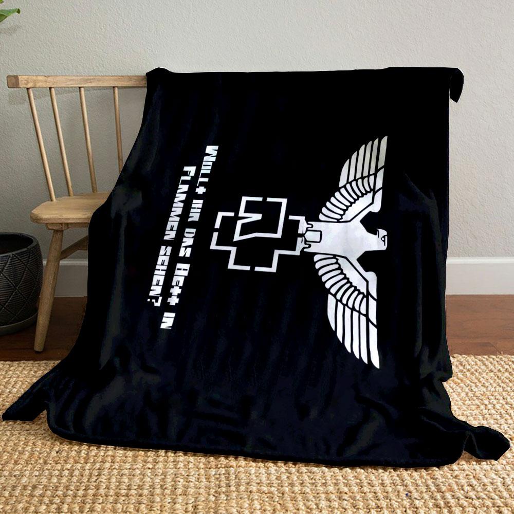 

Rammstein Eagle Blanket Rammstein+RammsteinEagleBlanketJoom+ bedroom Blanket for Livingroom Couch lunch break Soft throw for Friend s festival Gift 80cm x 120cm