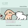 Extra-Large Heated Anti-Slip Cartoon Mouse and Keyboard Pad - Comfortable Desk Pad for Office & Gaming