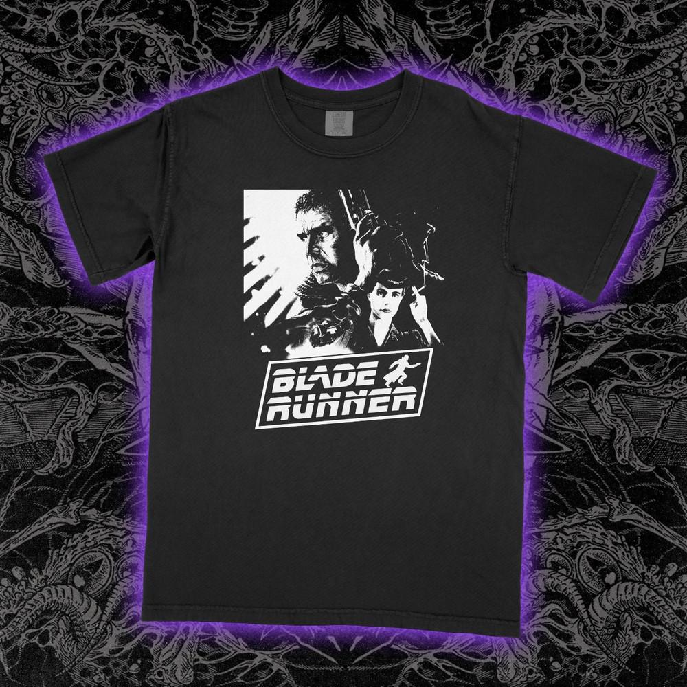 Футболка Бегущий по лезвию Sci-Fi Кино Графическая футболка Киберпанк Фильм Вдохновленная Унисекс Унисекс Футболка XXXL