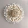 Lace Pearl Straw Hat Femininity Big Brim Shade Sunscreen Hat Soft Sister Seaside Resort Beach Sun Hat