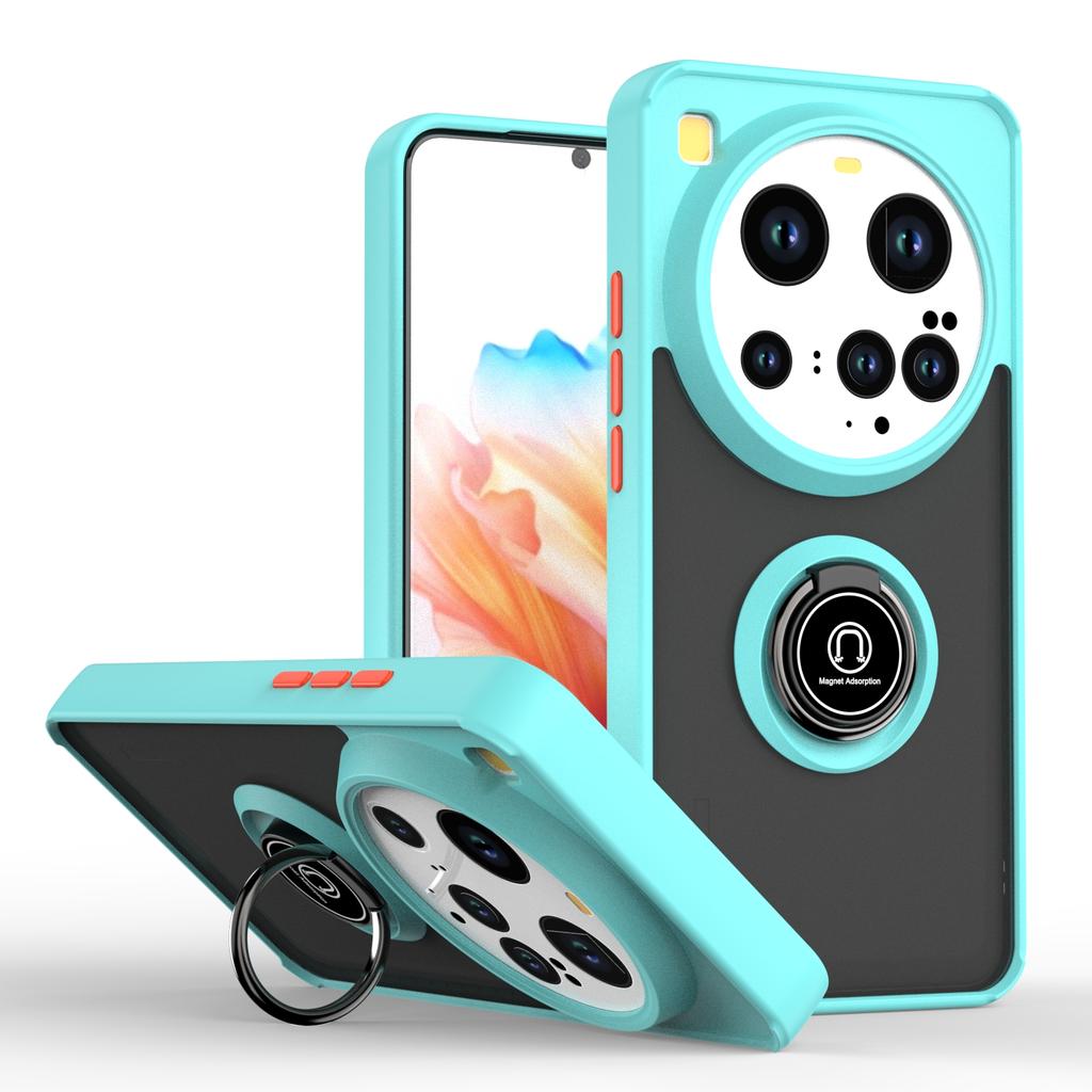 Armor Matte Case For Xiaomi 15 Ultra 5G Cover Ring Magnetic Stand Holder Shockproof Coque Fundas