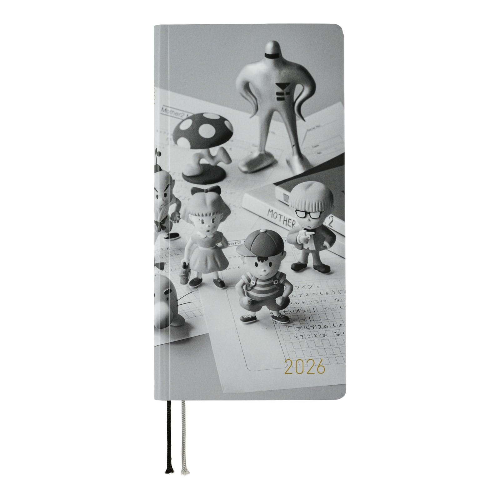 

Hobonichi Techo 2026 Weeks Secrets of January Start Weekly Left Slim Vertical MOTHER/MOTHER 2. Planner, Weekly, белый